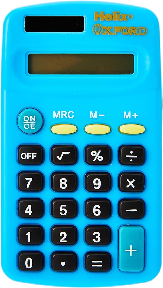 Basic Calculator Blue Helix 979118